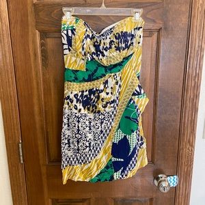 Strapless summer dress